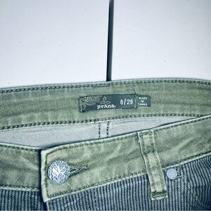 Women’s Forest Green PrAna Pants Sz 8/29